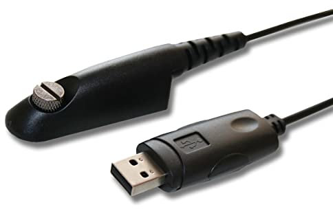 vhbw Cavo di programmazione USB compatibile con Motorola GP338, GP328, GP340, GP360, GP1280, GP318, GP320, GP640, HT1250, GP380, GP680 radio, nero
