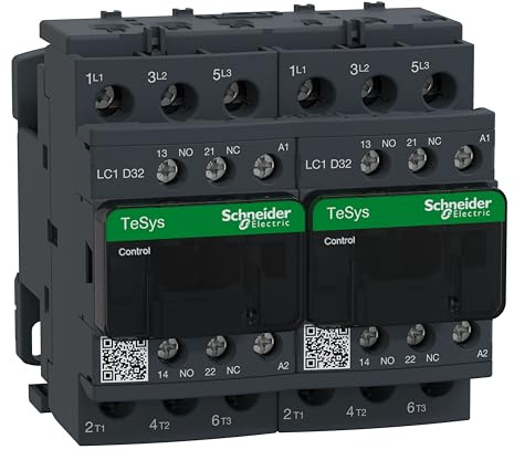 Schneider Electric TeSys D LC2D Leistungsschütz / 48 Vac Spule, 3 -polig 3 Schließer, 690 Vac / 32 A, Umkehrend