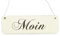 Interluxe Vintage Schild Dekoschild Türschild Moin Shabby Chic Landhaus Impression Holzschild