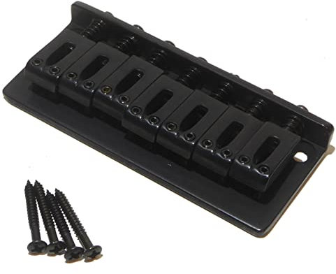 Siete puente para guitarra cuerdas en color negro por Sung il BN071 cuerdas a través del cuerpo