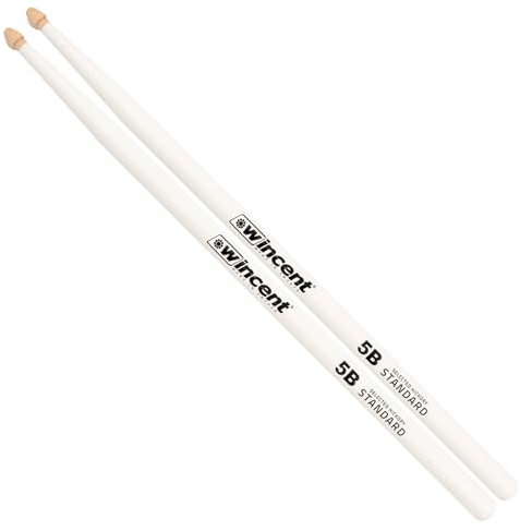 Wincent 5B White - Hickory - Baquetas para batería