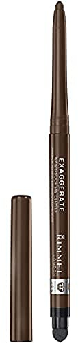 Rimmel London Exaggerate Waterproof Eye Definer, Rich Brown, 28g