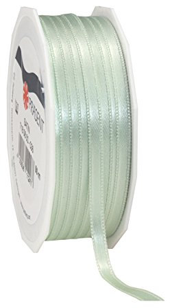 Präsent C.E. Pattberg Satin mintgrün, 50 m Satinband zum Einpacken von Geschenken, 6 mm Breite, Geschenkband zum Dekorieren & Basteln, Dekoband, Anlass
