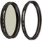 Amazon Basics - Filtro polarizador circular - 58mm + Filtro de protección UV - 58mm