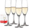 Spiegelau Champagner Gläser 190 ml, 4 Stück, Winelovers, 4090187, Champagnerflöten aus Kristallglas, Sektgläser spülmaschinenfest