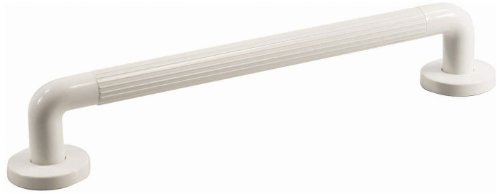 Aidapt Safety 450mm (18) Ribbed UPVC Plastic Grab Bar Support Rail Aid