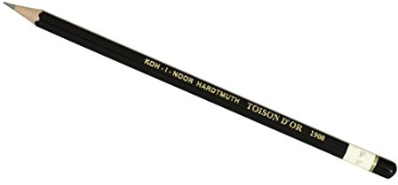KOH-I-NOOR Toison d'Or Graphitstift, F Grad, Box mit 12 Stück (FA1900.F)
