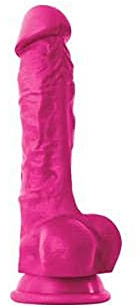 Colours Pleasures 7 inches Silicone Dildo Pink