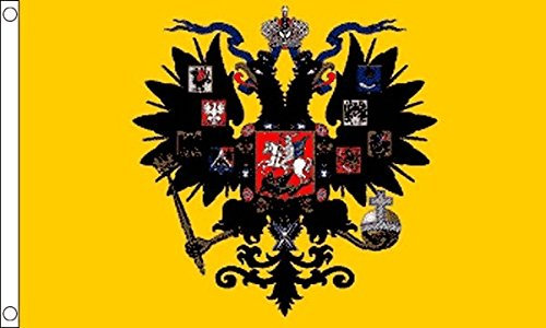 Flagtex Russian Imperial, Bandiera Unisex-Adulto, Multicolore, L