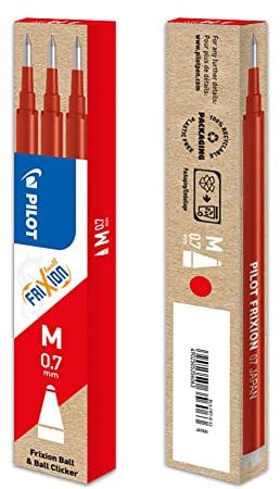 Pilot Frixion Ball 6 Ersatzminen 0.7 rot