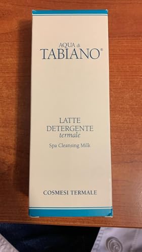 Terme di Tabiano Latte Detergente Termale 200 ml - Detergente Viso Delicato per Pelli Sensibili - Emulsione Fluida Struccante con Acqua Termale, Olio di Avocado e Iperico