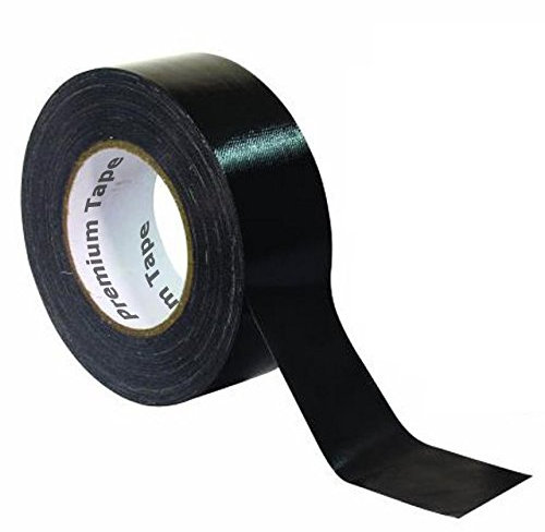 PA-WORLD Ultra Stark und Profi Gewebeklebeband Duct Tape 50m x 50mm schwarz