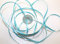 CaPiSo 100m Satinband 3mm Schleifenband Geschenkband Dekoband Satin Hochzeit Weihnachten Weihnachtsband (Hellblau)