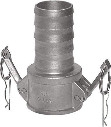Kamlock-Kupplung (C) 100 (4) mm Schlauch, Messing Werkstoff:Messing Schlauch Ø innen:100 (4) mm PN:7