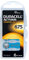 60 x Size 675 / BLUE - DURACELL EasyTab Hearing Aid Batteries (10 packs of six cells)