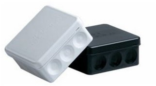 ABB EcoSolutions AP10/G • Graue Farbe große Abzweigdose IP65 • 104x104x48 mm • wasserdichte elektrische Kabelverbindereinheit • recycelter Kunststoff • stoßfest versiegelt