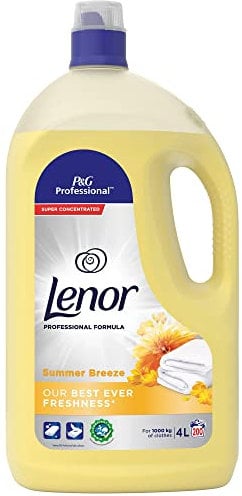 3x Lenor Weichspüler Professional Linen Pflege Sommerfrisch 4 Liter