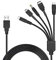 Link-e : Cable Chargeur USB 5 en 1 Compatible avec Console de Jeu Nintendo 3DS, New 3DS, 3DS XL, 2DS, DSI, DSI XL, Gameboy Advance GBA SP, DS Lite, DS, Manette Wii-U et SONY PSP 1000/2000/3000