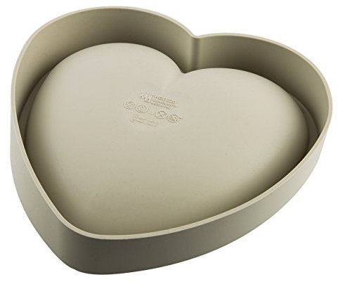 silikomart BATTICUORE Molde de Silicona 3D 205X198 H 63 MM, Gris, 23.3 x 22.6 x 6.6 cm