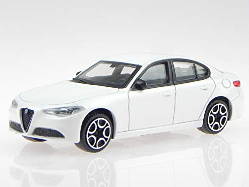 Bburago Alfa Romeo Giulia 2016 Weiss Modellauto 30329 1:43