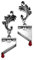 Alchemy Gothic Marie Antoinette Boucles d'oreilles Couleur Argent