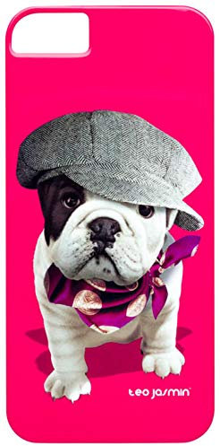 Teo Jasmin Titi Parisien Coque rigide en plastique pour iPhone 5 Rose / Fushia