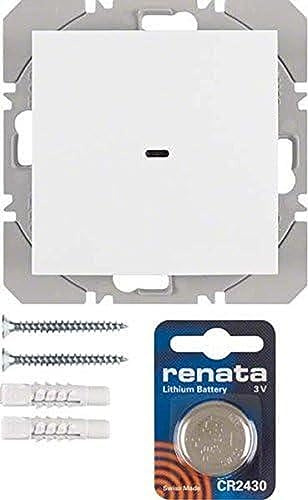 Wandsender 1fach S.1/B.3/B.7 pw, glänz. BERKER 85655289
