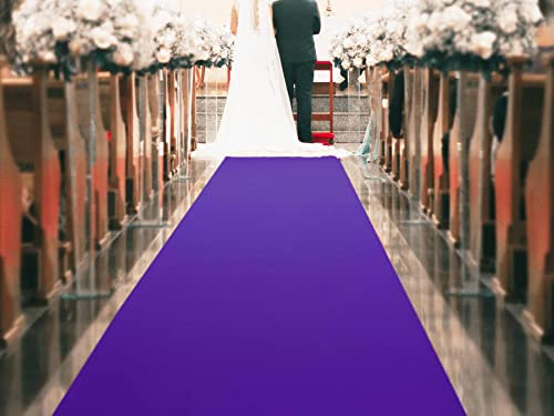 Tapis de Mariage Podium Lilas - 1m x 3m - Tapis de Cérémonie et d'Événement au Mètre | Gala, Hollywood et VIP | Résistance au feu B1 | Tapis au Mètre