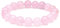 Jovivi 10mm Bracelet Perles Quartz Rose Pierre Naturelle Précieuse Extensible Elastique Tibétain Bouddhiste Unisexe