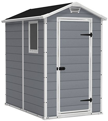 SPIG9 Keter Manor Outdoor Shed 130 x 192 x 198 cms grey