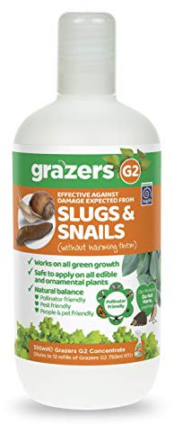Grazers G2 Concentrate – Slugs & Snails – 350ml (Makes 10 Litres of Ready To Use Spray)