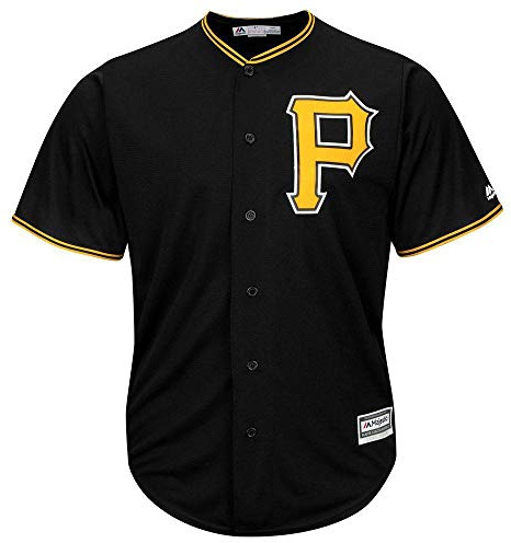 Majestic Pittsburgh Pirates Cool Base MLB Trikot Alternate Schwarz L
