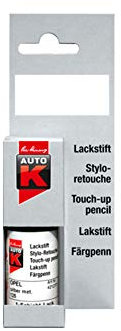 Kwasny Auto-K Lackstift 1-Schicht Lack Stift Original-Farbton Ebenhozschwarz L041 9 ml