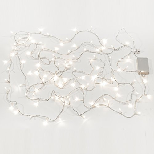 Kaemingk Lichterkette Ricelight 96 LED Batterie außen 7,1m transparent