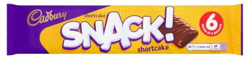 Cadbury Snack Shortcake Biscuits, Milk Chocolate-Covered, 24 x 120g