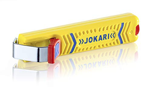Jokari 10270 Secura câble couteau à effiler pour tous les câbles ronds Standard, N ° 27, 13.2 cm L x 2.9 cm L x 3.5 cm H