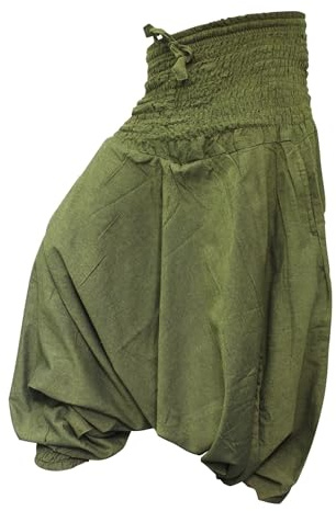 Shopoholic Moderno Liso Holgado Pantalones Harén Aladdin Hippy Pantalones, Mono