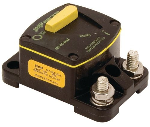 Stinger SCBM100 100A Marine Sicherungsautomat/Batterie Automatik Sicherung/wasserdicht/geeignet für Marine, Yacht, Caravan, UTV, Motorrad, KFZ, Bus und OffRoad
