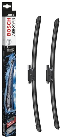 Escobilla limpiaparabrisas Bosch Aerotwin A856S, Longitud: 450mm/475mm − 1 juego para el parabrisas (frontal)