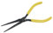sourcing map manche Long en plastique avec pince à Circlip intérieur jaune noir