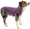 Kurgo Loft Hundejacke, Mit Hundegeschirr kombinierbar, Wasserdicht und reflektierend, Ideal für den Winter, Größe S, Grau/Lila