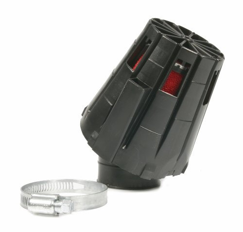 Macchina da corsa – Filtro Aria Malossi E5, 30 ° per PHBL 20 – 25, connettore: 38 mm, L 115 mm, colore: nero, interno Filtro: Rosso