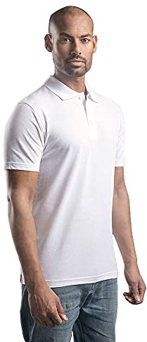 Promodoro Poloshirt, weiß, Gr. M