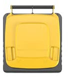 SULO Couvercle pour poubelle CITYBAC CLASSIC 120L jaune RAL1018
