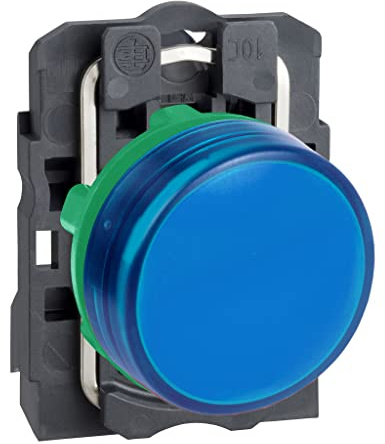 Schneider Electric Anzeigelampe Harmony Blau, Ausschnitt-Ø 22 mm LED Frontplattenmontage Rund IP67, IP66 Schraube