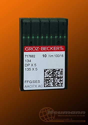 GROZ-BECKERT Nähmaschinennadeln | 10 Stück (10 Nm 100/16)