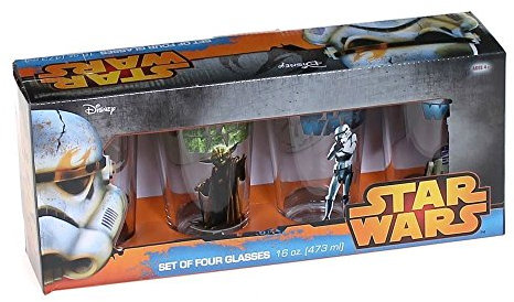 Star Wars, Set of Four 16 oz. Glasses