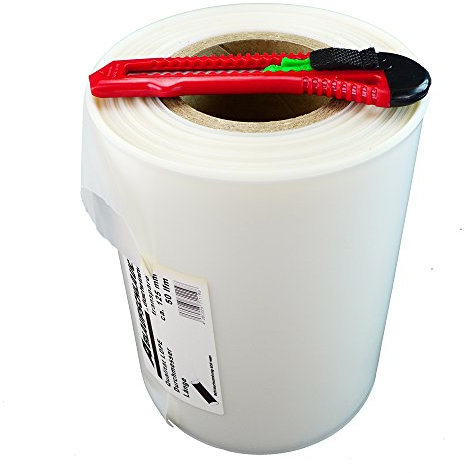 ROTIX Fallrohr Ablaufschlauch 50 m plus 1 Cuttermesser | Provisorium Dachrinnen Schlauch