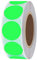 hybsk (TM) 2,5 cm Vierge rond vert fluo Cible de tir Pasters | Total 1000 Adhésif Cible Pois par rouleau 1 Roll argent