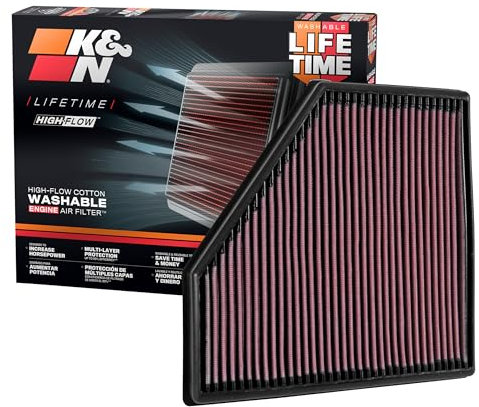 K&N 33 - 3051 Filtri Aria Sostitutivi, Lavabile e Riutilizzabile
